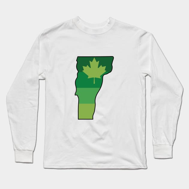 Vermont State Long Sleeve T-Shirt by dvdnds